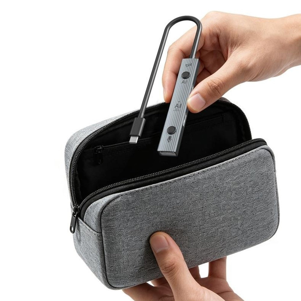 YCE V323 5-in-1 AI Voice Hub Type-C to 3 USB 2.0 Translator 146 Languages Real-time Translation