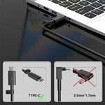130W USB-C Strømadapter til Dell XPS 15 9500 / 9510 / XPS 17 9700 / 9720 Bærbar Oplader