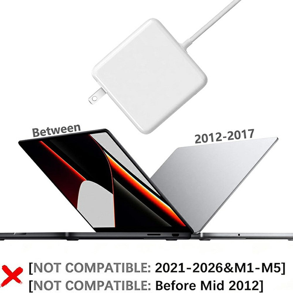 60W Mag2 T-Tip Power Adapter for Macbook Pro 13 inch with Retina Display (2015) A1502 / (2013) / (2012) A1425