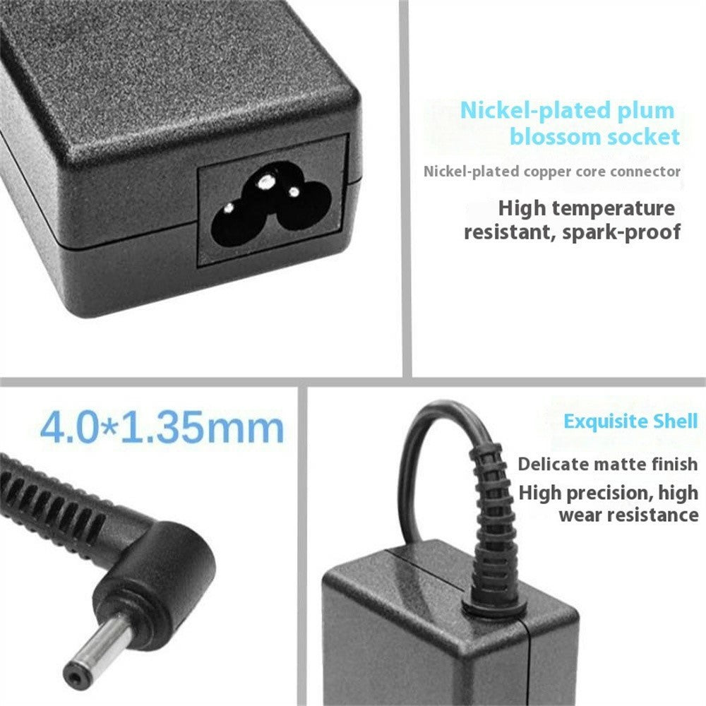 45W Fast Charging Laptop Charger for ASUS 4.0x1.35mm Power Adapter 19V 2.37A