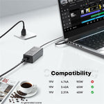 65W 19V 3.42A Bærbar Oplader til Acer Aspire E1 / E15 / V3 / V5 / V7 5.5x1.7mm Strømadapter