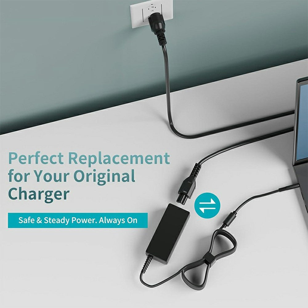 65W Laptop Charger 19.5V 3.34A 4.5x3.0mm Round Tip for Dell Inspiron 11 3147 / Inspiron 15 5555 / 5558