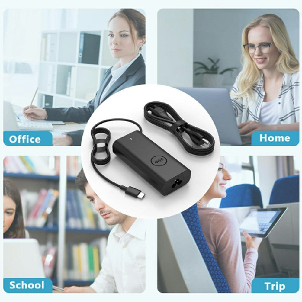 65W USB-C PD-oplader 20V 3.25A strømadapter til Dell Pro 14 / Pro 16 / 14 Plus