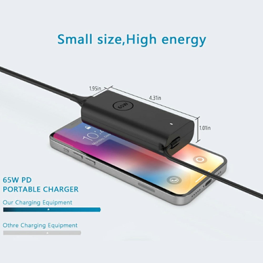 65W USB-C PD-oplader 20V 3.25A strømadapter til Dell Pro 14 / Pro 16 / 14 Plus