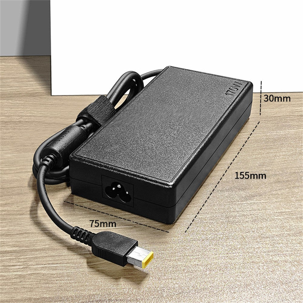 20V / 8.5A 170W nätadapter för Lenovo Legion Y7000P 11x5.5mm fyrkantig port laptopladdare