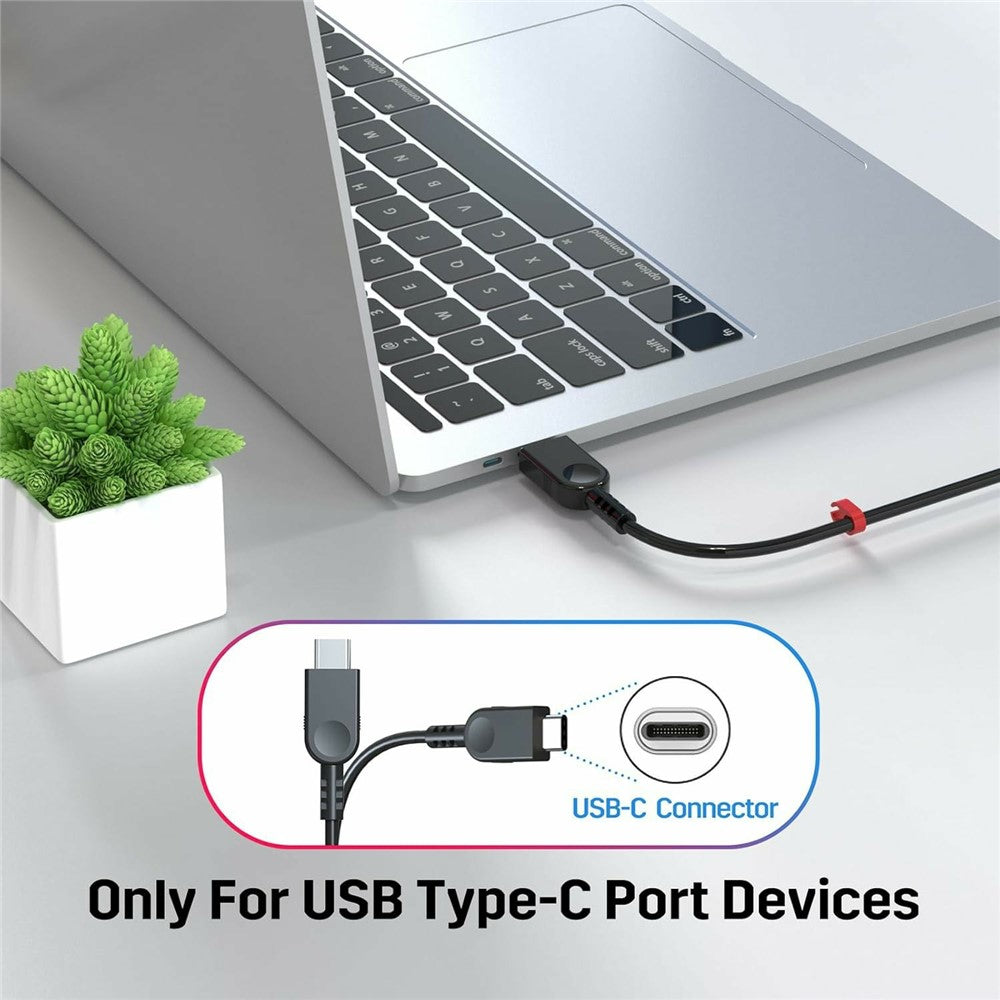 100W USB-C Laptop Charger Power Adapter for Lenovo Yoga Y9000X / 910 / IdeaPad 5 Pro 16ACH6 / ThinkBook 16p