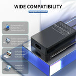 44W Laptop Charger for Microsoft Surface Pro 3 / 4 / 5 / 6 / 7 15V / 2.58A Power Adapter with 5V / 1A USB Port