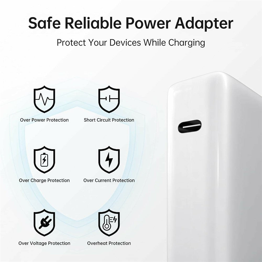 61W USB-C Power Adapter for MacBook Pro 13-inch (2019) / (2018) / (2017) / (2016) Laptop Charger with Type-C Cable