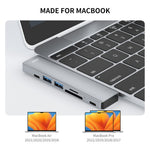ENKAY HAT PRINCE Type-C Hub til HD 4K-adapter med USB-C USB3.0 TF SD-kortlæserport PD Hurtigopladning til MacBook-computer