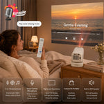 V5 Portable Smart Projector 8K Video Decoding Android 14 Dual Band WiFi6 Bluetooth-compatible 5.2 KTV Karaoke Home Theater