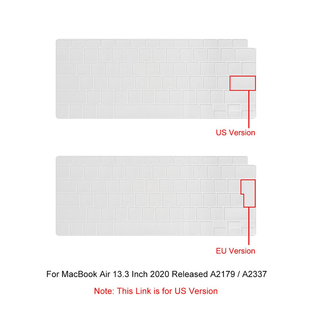 ENKAY HAT PRINCE Ultra-thin TPU Dust-proof Keyboard Protective Cover [US Version] for MacBook Air 13.3-inch (A2179/A2337)