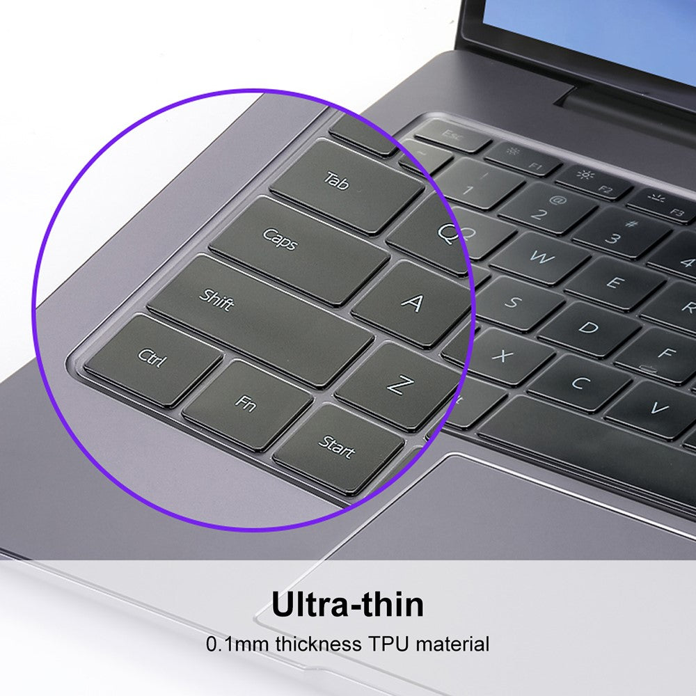 ENKAY HAT PRINCE Ultratunt TPU-tangentbordsskyddsfilm för Huawei MateBook 14 / MateBook D 14 / D 15 / MateBook X Pro (amerikansk version)