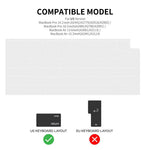 ENKAY HAT PRINCE TPU Tastaturfolie (US-version) til MacBook Pro 14 tommer (A2442) / 16 tommer (A2485) / Air 15 tommer (2025) / (2024) / (2023) A2941 / 13 tommer (2025)