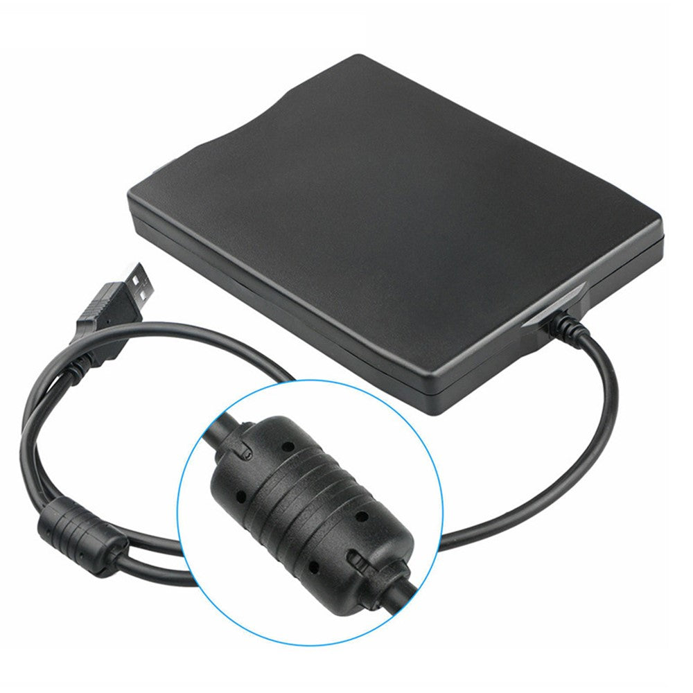 3,5 tommer eksternt USB-diskettedrev bærbart plug and play 1,44 MB FDD-diskettedrev