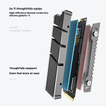 JIAYI Køleplade i aluminiumlegering til M.2 NVME SSD Multikanalskøler