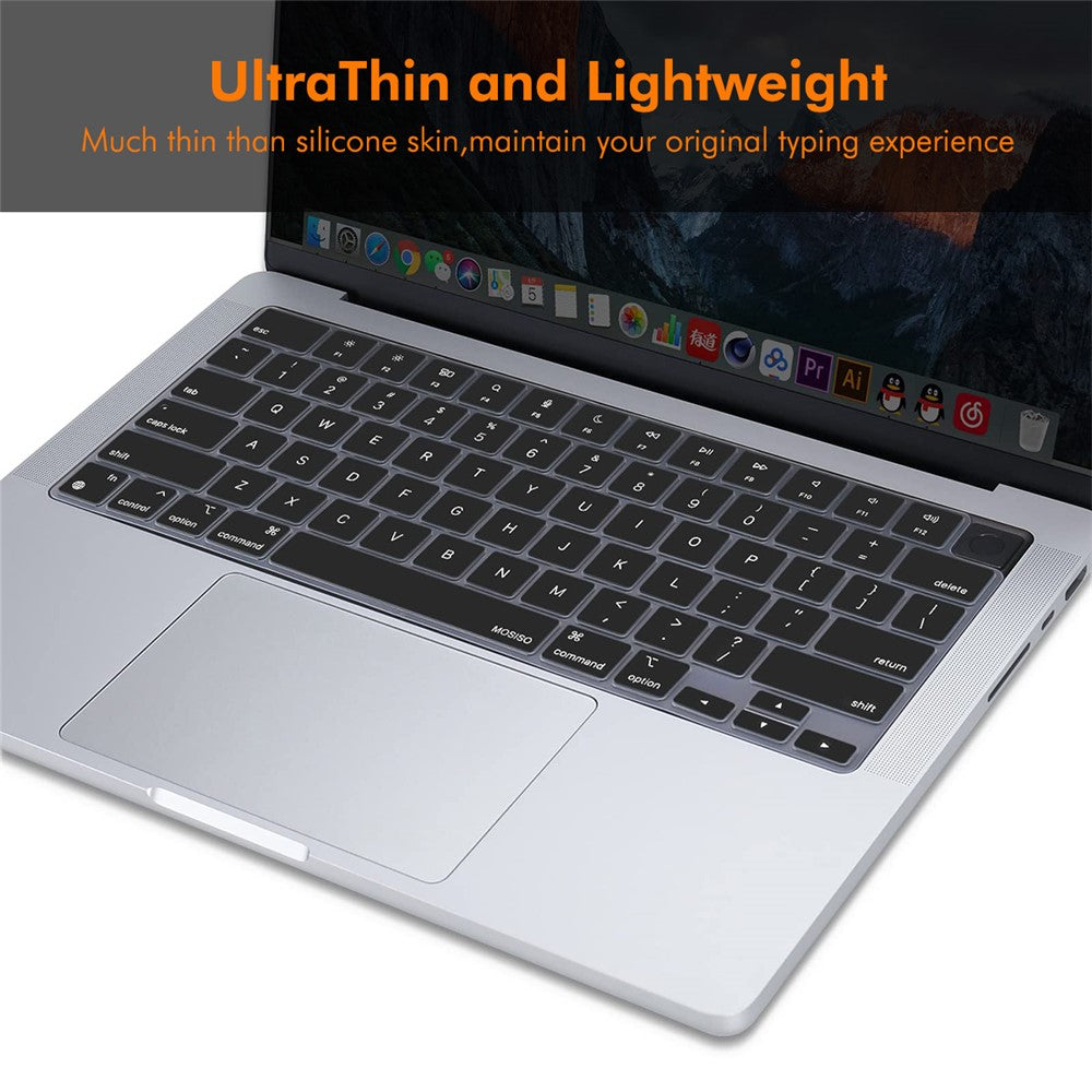 ENKAY MacBook Pro 14.2 / Pro 16.2 / Air 13.6 / Air 15.3 US Version Keyboard Cover Soft Silicone Protective Film