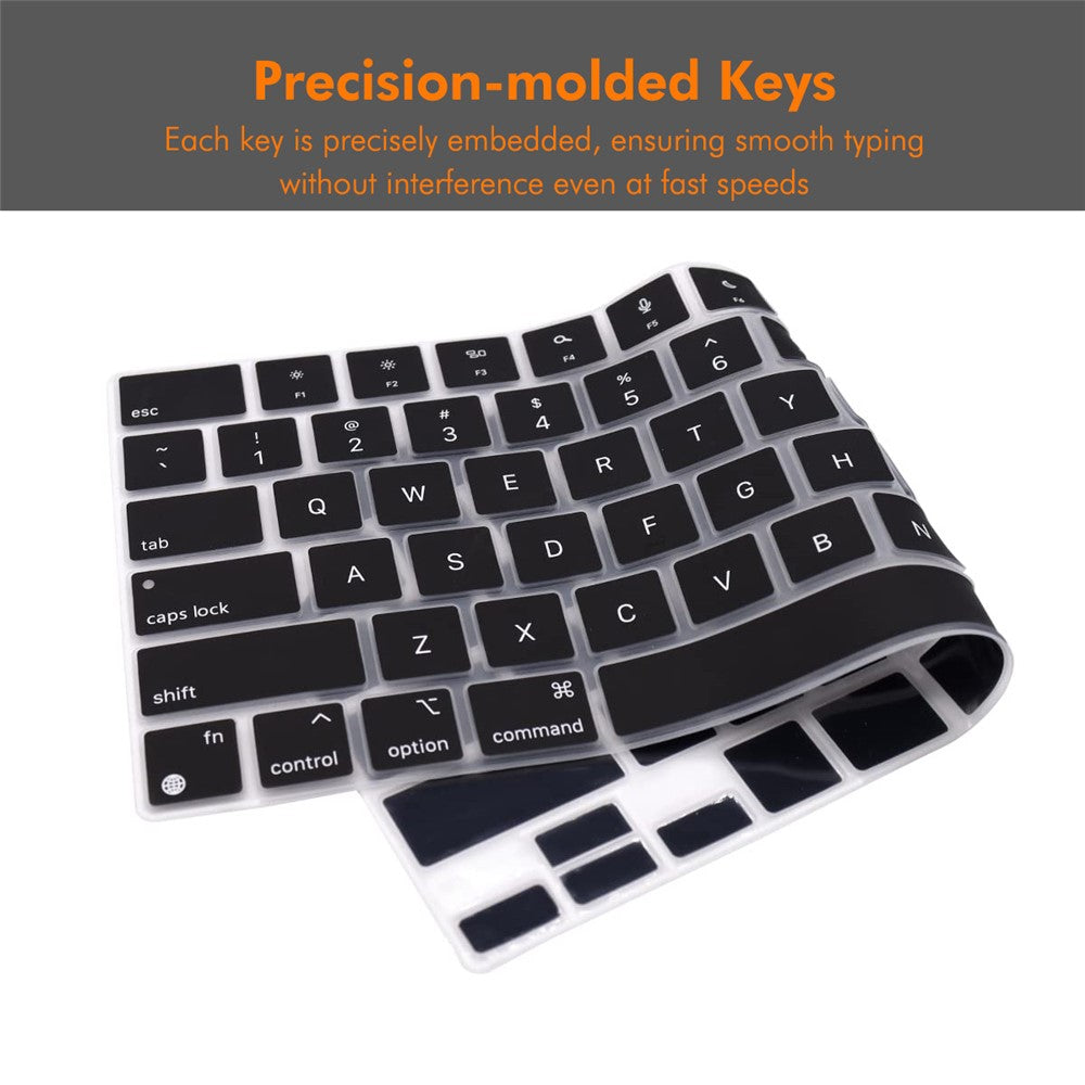 ENKAY MacBook Pro 14.2 / Pro 16.2 / Air 13.6 / Air 15.3 US Version Keyboard Cover Soft Silicone Protective Film