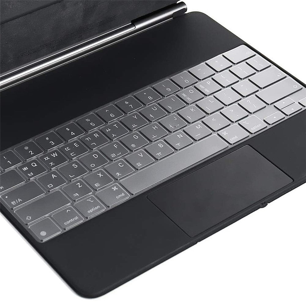 ENKAY iPad Air 13 (2025) / (2024) / Pro 12.9 (2022 / 2021 / 2020) US Version Magic Keyboard Cover Blød TPU Beskyttelsesfilm