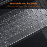 ENKAY iPad Air 13 (2025) / (2024) / Pro 12.9 (2022 / 2021 / 2020) US Version Magic Keyboard Cover Blød TPU Beskyttelsesfilm