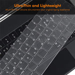ENKAY iPad Air 13 (2025) / (2024) / Pro 12.9 (2022 / 2021 / 2020) US Version Magic Keyboard Cover Blød TPU Beskyttelsesfilm