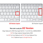 ENKAY iPad Pro Pro 11 (2025) / 11 (2024)  US Version Magic Keyboard Cover Soft TPU Protective Film