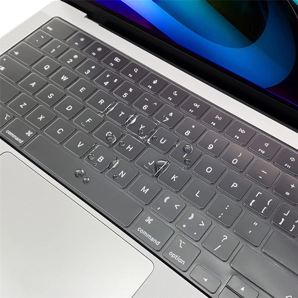 ENKAY for MacBook Neo 13 inch (2026) A3404 EU Version Layout Keyboard Cover Ultra-thin TPU Film Dustproof Cover