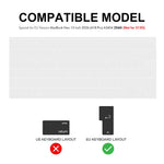 ENKAY for MacBook Neo 13 inch (2026) A3404 EU Version Layout Keyboard Cover Ultra-thin TPU Film Dustproof Cover