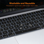 ENKAY Keyboard Cover for MacBook Air 13 / 15 (2022-2026) / MacBook Pro 14 / 16 (2021-2026) EU Version Layout Ultra Thin Silicone Keyboard Protector