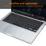ENKAY Keyboard Cover for MacBook Air 13 / 15 (2022-2026) / MacBook Pro 14 / 16 (2021-2026) EU Version Layout Ultra Thin Silicone Keyboard Protector