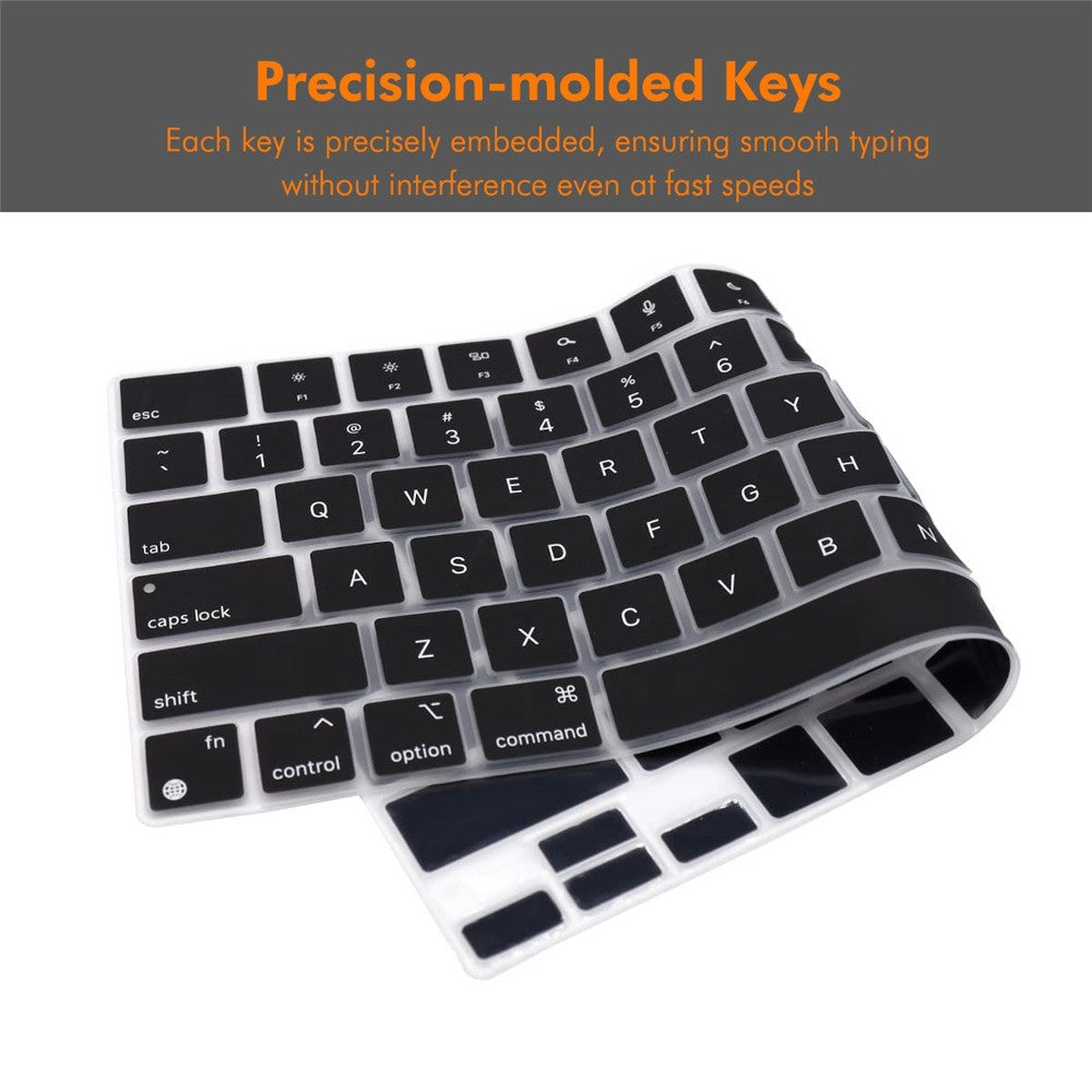 ENKAY Keyboard Cover for MacBook Air 13 / 15 (2022-2026) / MacBook Pro 14 / 16 (2021-2026) EU Version Layout Ultra Thin Silicone Keyboard Protector