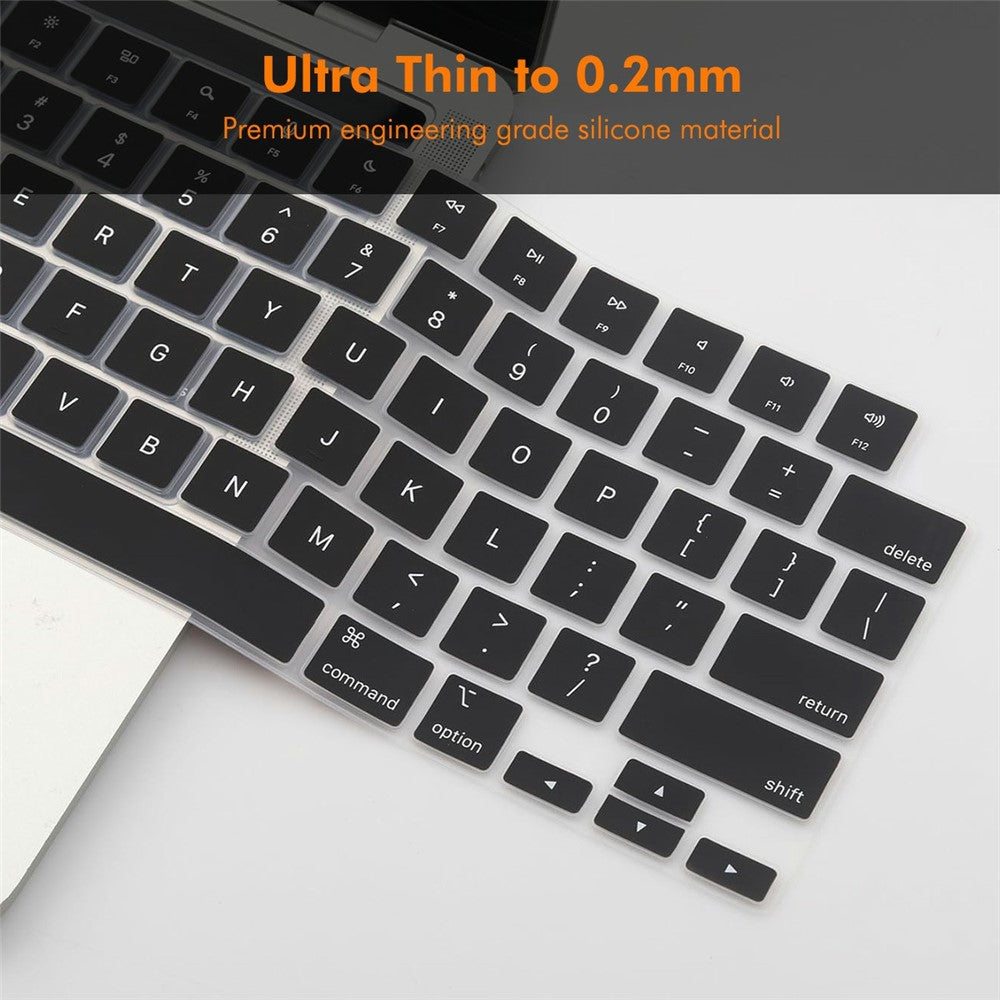 ENKAY Keyboard Cover for MacBook Air 13 / 15 (2022-2026) / MacBook Pro 14 / 16 (2021-2026) EU Version Layout Ultra Thin Silicone Keyboard Protector