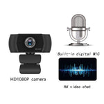 A15 USB Webcam HD 1080P Auto-focus Camera Live Stream Video Chat Conference Camera Built-in Microphone High Definition Cam