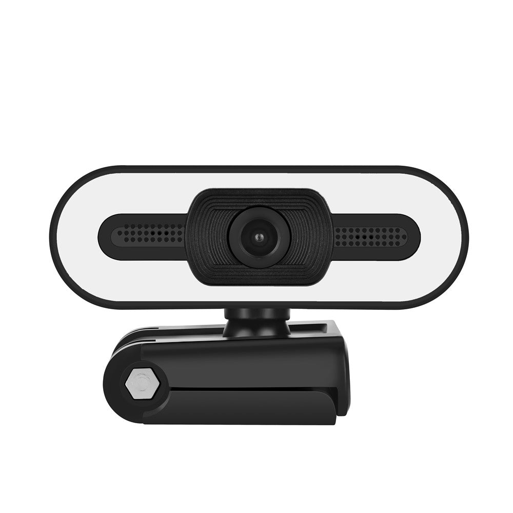 A55 1080P computerkamera til hjemmekontoret med indbygget mikrofon til liveundervisning USB-webcam med LED-fyldlys