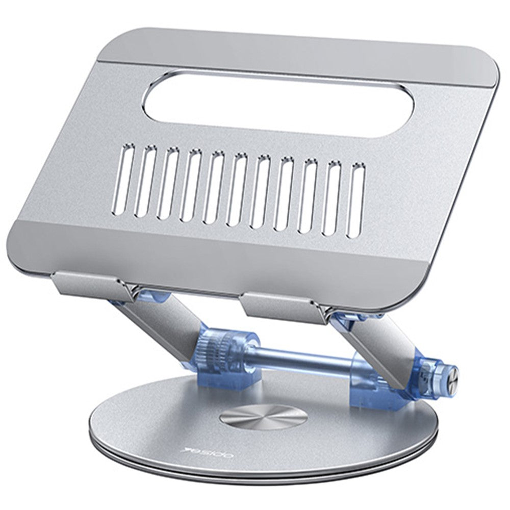 YESIDO LP06 Aluminum Alloy Foldable Laptop Bracket Rotatable Heat Dissipation Notebook Desktop Stand