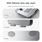 YESIDO LP04 Adjustable Aluminum Alloy Laptop Riser Desktop Stand Holder for Notebook Computer