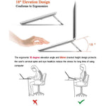 56-A Portable Desktop Notebook Stand Aluminum Alloy Laptop Cooling Heighten Bracket