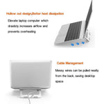 56-A Portable Desktop Notebook Stand Aluminum Alloy Laptop Cooling Heighten Bracket