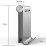 JIUSHARK JSC-3 Cell Phone Stand Holder Aluminum Alloy Tablet Desktop Display Holder Organizer
