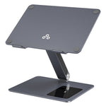 C5Q 15W Wireless Charging Laptop Riser Folding Bracket with 6-in-1 Hub Docking Station