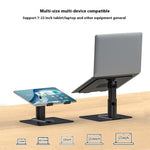 E8AW Desktop Laptop Bracket Aluminum Alloy Heat Dissipation Stand with Wireless Charging Dock