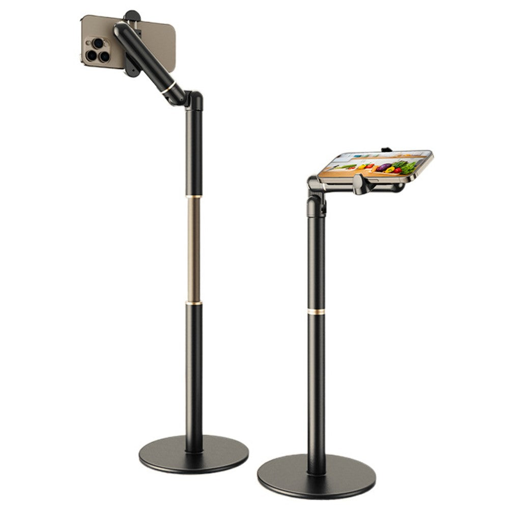 ZM-065 Overhead Phone Stand Desktop Extendable Rotating Live Streaming Cellphone Holder