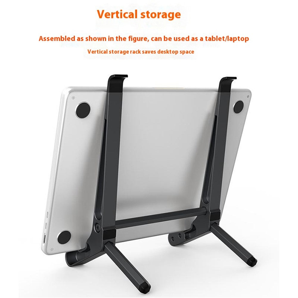 C19 Laptop Stand Heighten Storage Rack Aluminum Alloy Detachable Dual Layer Notebooks Tablets Bracket