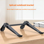 C19U Dual Layer Laptop Stand Tablet Notebook Riser Storage Rack with HD USB3.0 TF / SD Hub