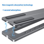 X3 Magnetic Laptop Stand Foldable Portable Aluminum Alloy Tablet Notebook Holder