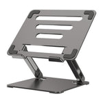 GFS03-T Carbon Steel Laptop Cooling Stand Adjustable Height Foldable Tablet Holder Notebook Bracket