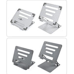 GFS03-T Carbon Steel Laptop Cooling Stand Adjustable Height Foldable Tablet Holder Notebook Bracket