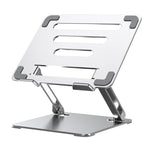 GFS03-T Carbon Steel Laptop Cooling Stand Adjustable Height Foldable Tablet Holder Notebook Bracket