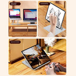 GFS14-TT 5kg Load Bearing Carbon Steel Laptop Cooling Stand Adjustable Height Hollow Out Tablet Support