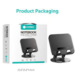 COTECI BS-011 Laptop Folding Rotating Stand Portable Adjustable Desktop Holder for Tablets Notebooks
