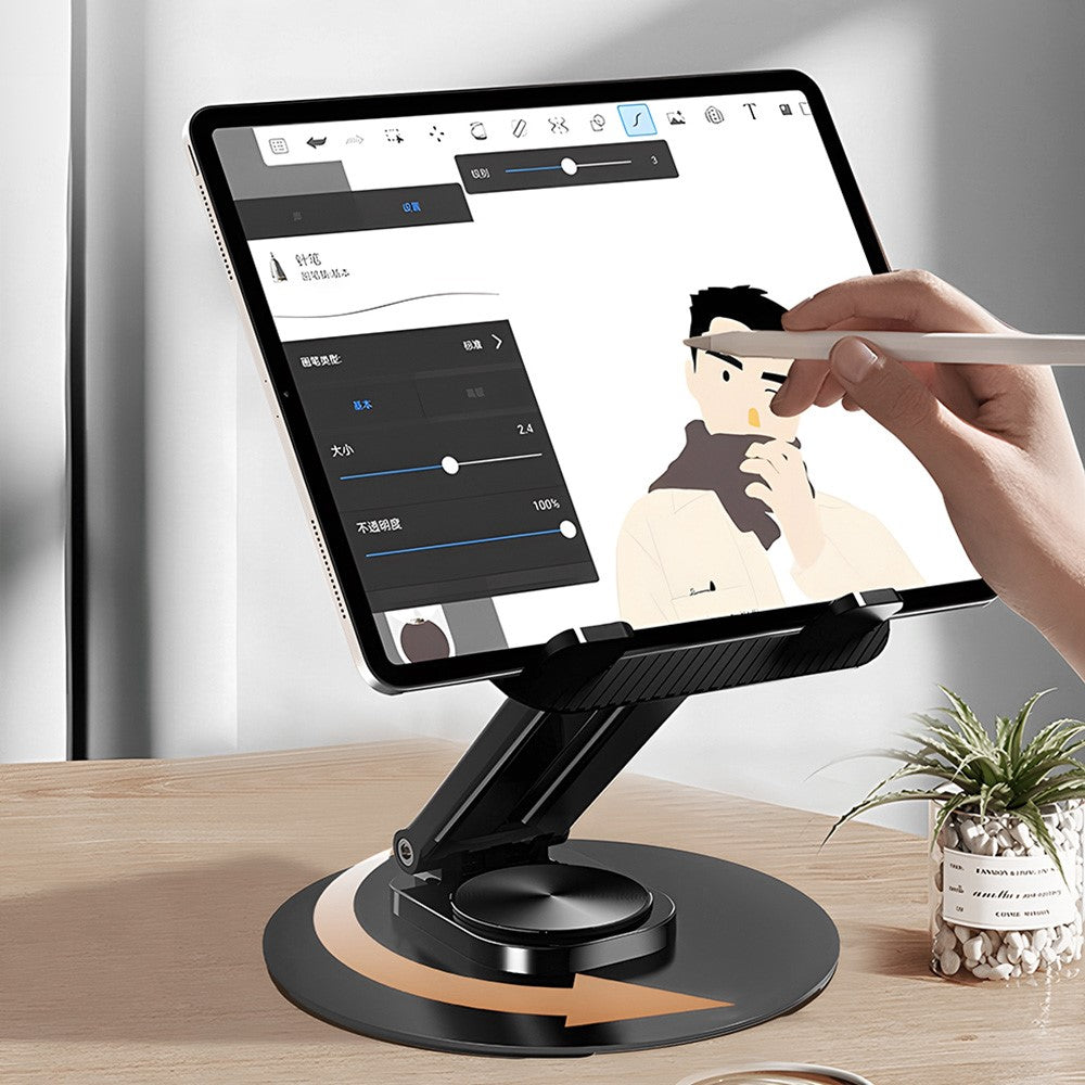COTECI BS-012 Tablet Telescopic Rotating Bracket Adjustable Angle Laptop Stand with Anti Slip Base